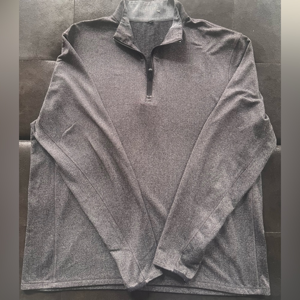 Greyson Herringbone Tate Quarter Zip